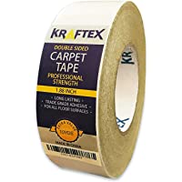 Cinta Adhesiva para Alfombras- Tapetes- Alfombras de Pasillo. Cinta Doble Cara con Adhesivo para Usar en Interiores…